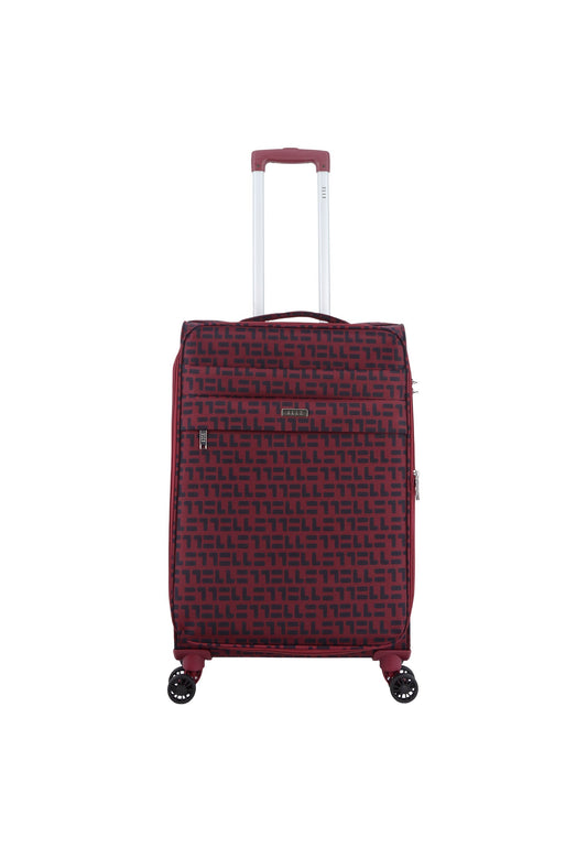 ELLE Couture Weichschalenkoffer / Trolley / Reisekoffer (Medium) Rot