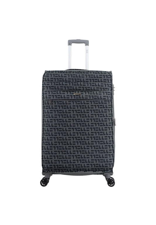 ELLE Couture Weichschalenkoffer / Trolley / Reisekoffer (Large) Grau