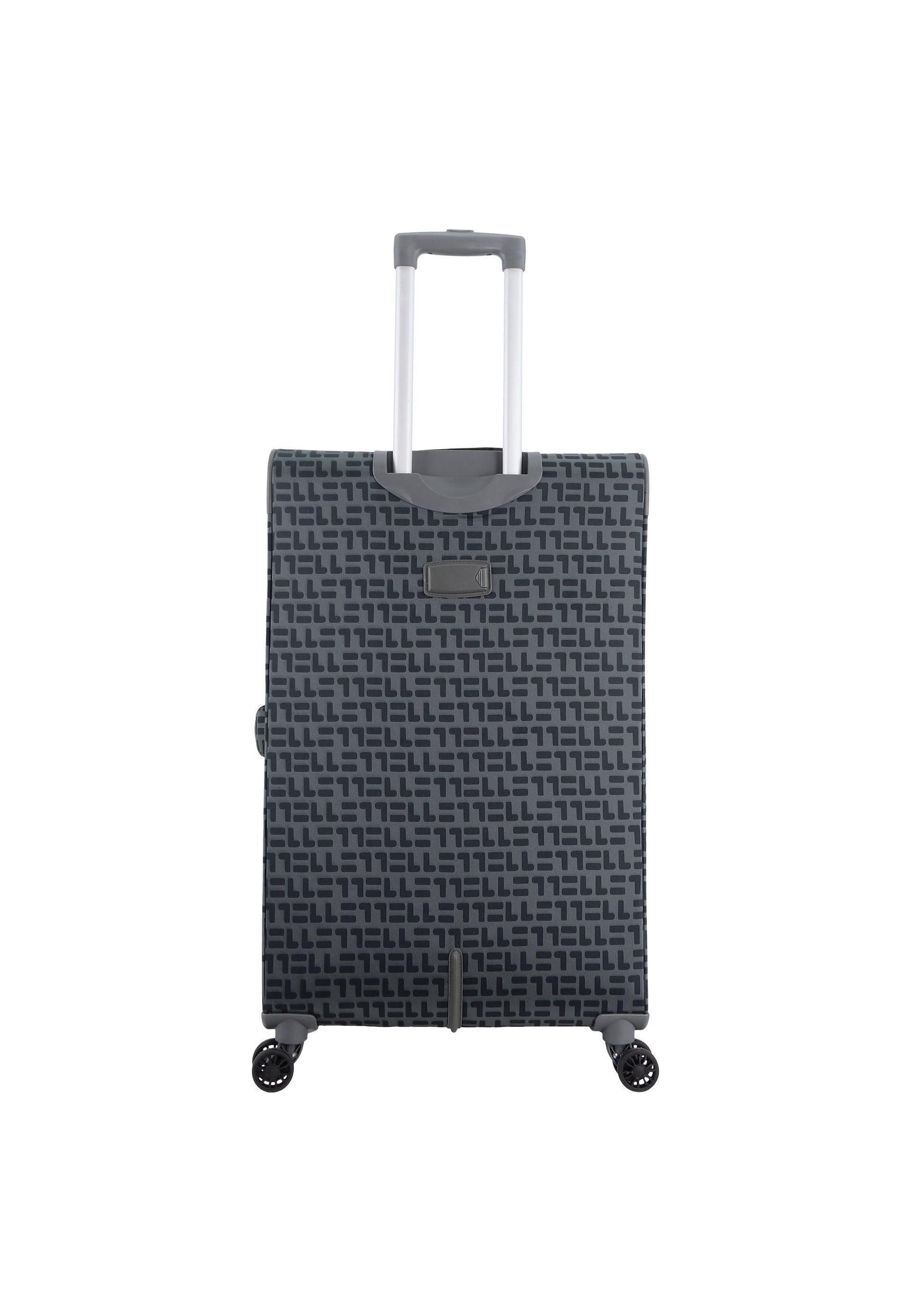 ELLE Couture Weichschalenkoffer / Trolley / Reisekoffer (Large) Grau