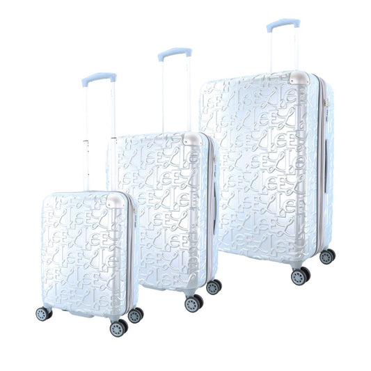 ELLE Alors Hartschalen-Kofferset / Trolley-Set / Reisekofferset - (S/M/L) - Silber