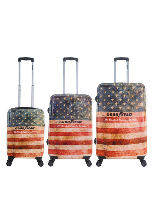 Goodyear Authentic  Kofferset / Trolley-Set / Reisekoffer-Set – (S/M/L)