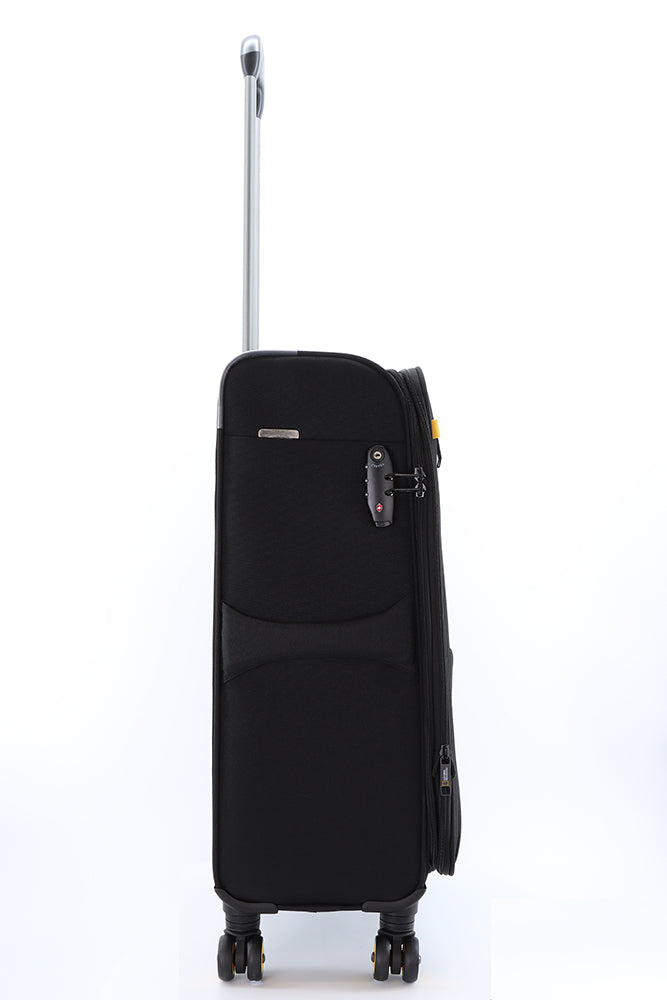 National Geographic Passage Stoffkoffer Weichschalenkoffer / Trolley / Reisekoffer - 60 cm - (Medium) Schwarz