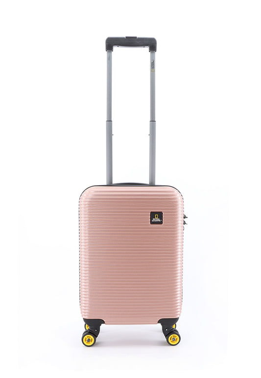 National Geographic - Abroad Handgepäck Hartschalenkoffer / Trolley / Reisekoffer - 54 cm - (Small) - Roségold