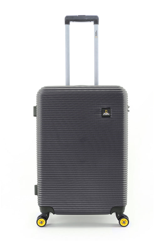 National Geographic - Abroad Hartschalenkoffer / Trolley / Reisekoffer - 67 cm - (Medium) - Schwarz