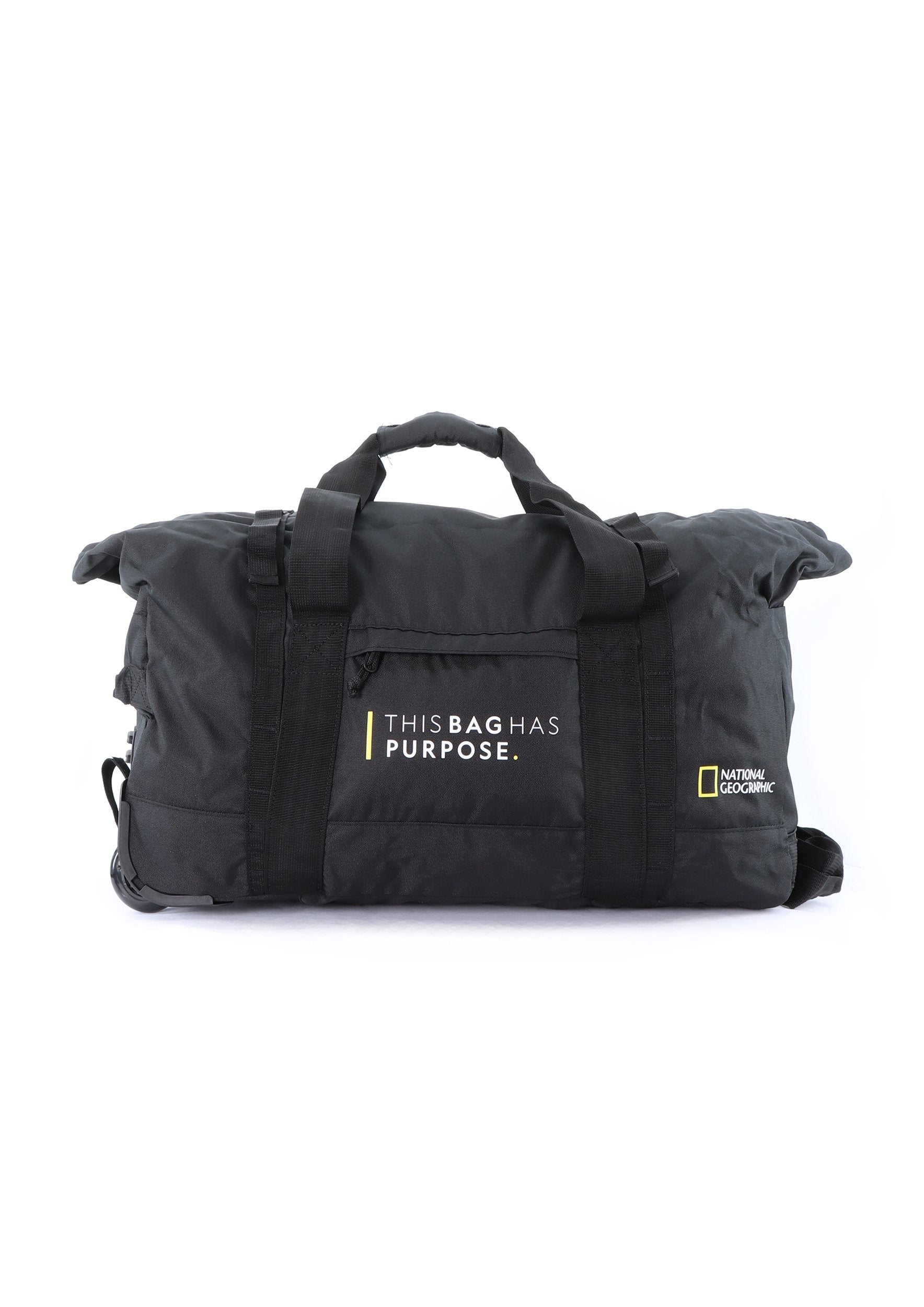 National Geographic - Pathway Rollentasche / Trollytasche / Reisetasche mit Rollen - 48L - Schwarz