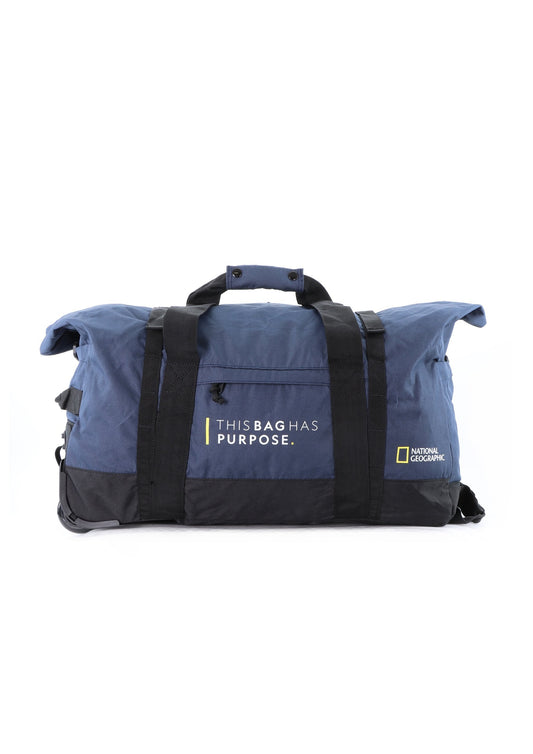National Geographic - Pathway Rollentasche / Trollytasche / Reisetasche mit Rollen - 48L - Blau