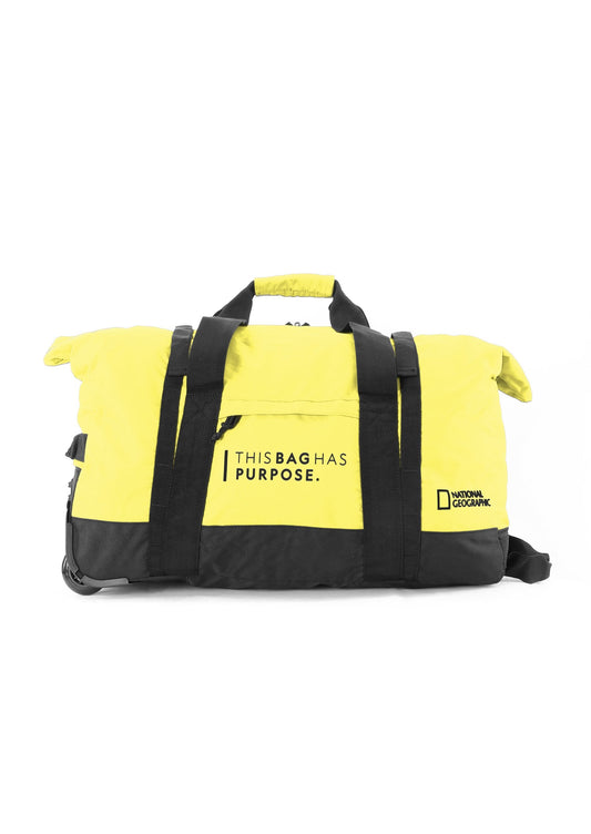 National Geographic - Pathway Rollentasche / Trollytasche / Reisetasche mit Rollen - 48L - Gelb
