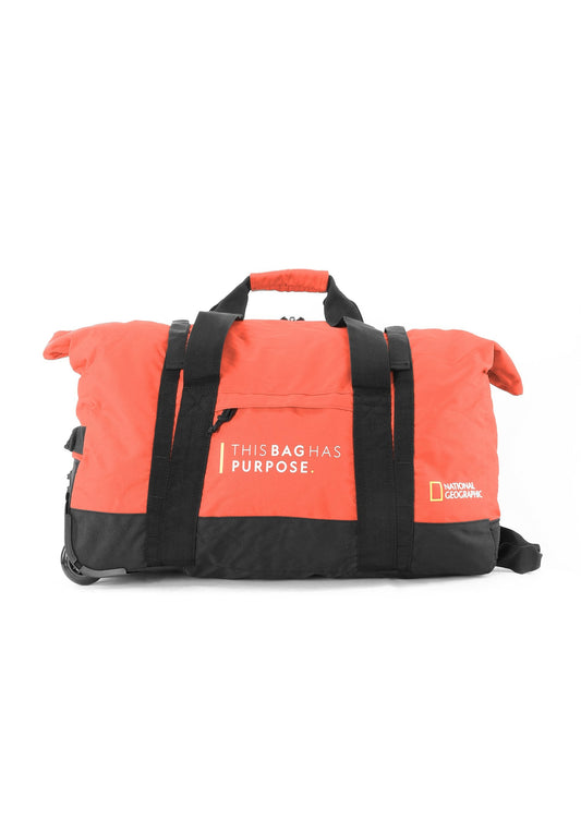 National Geographic - Pathway Rollentasche / Trollytasche / Reisetasche mit Rollen - 48L - Orange