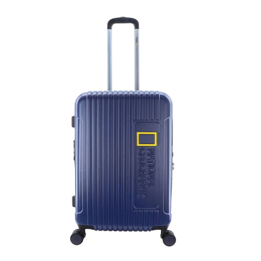 National Geographic - Canyon Hartschalenkoffer / Trolley / Reisekoffer - 67 cm - (Medium) - Blau / Lila