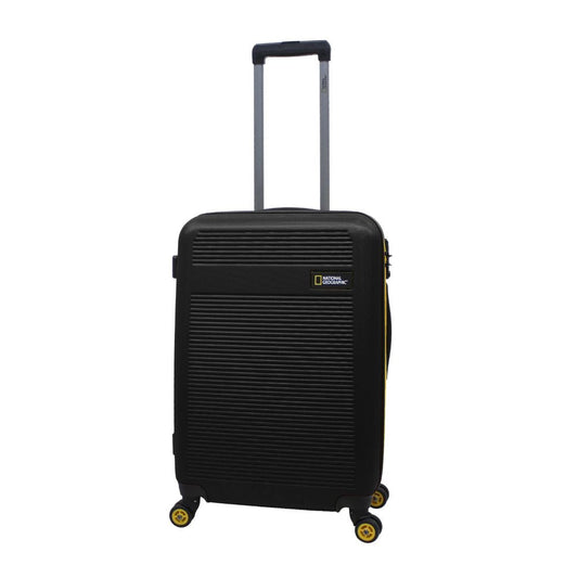 National Geographic - Aerodrome Hartschalenkoffer / Trolley / Reisekoffer - 67 cm - (Medium) - Schwarz