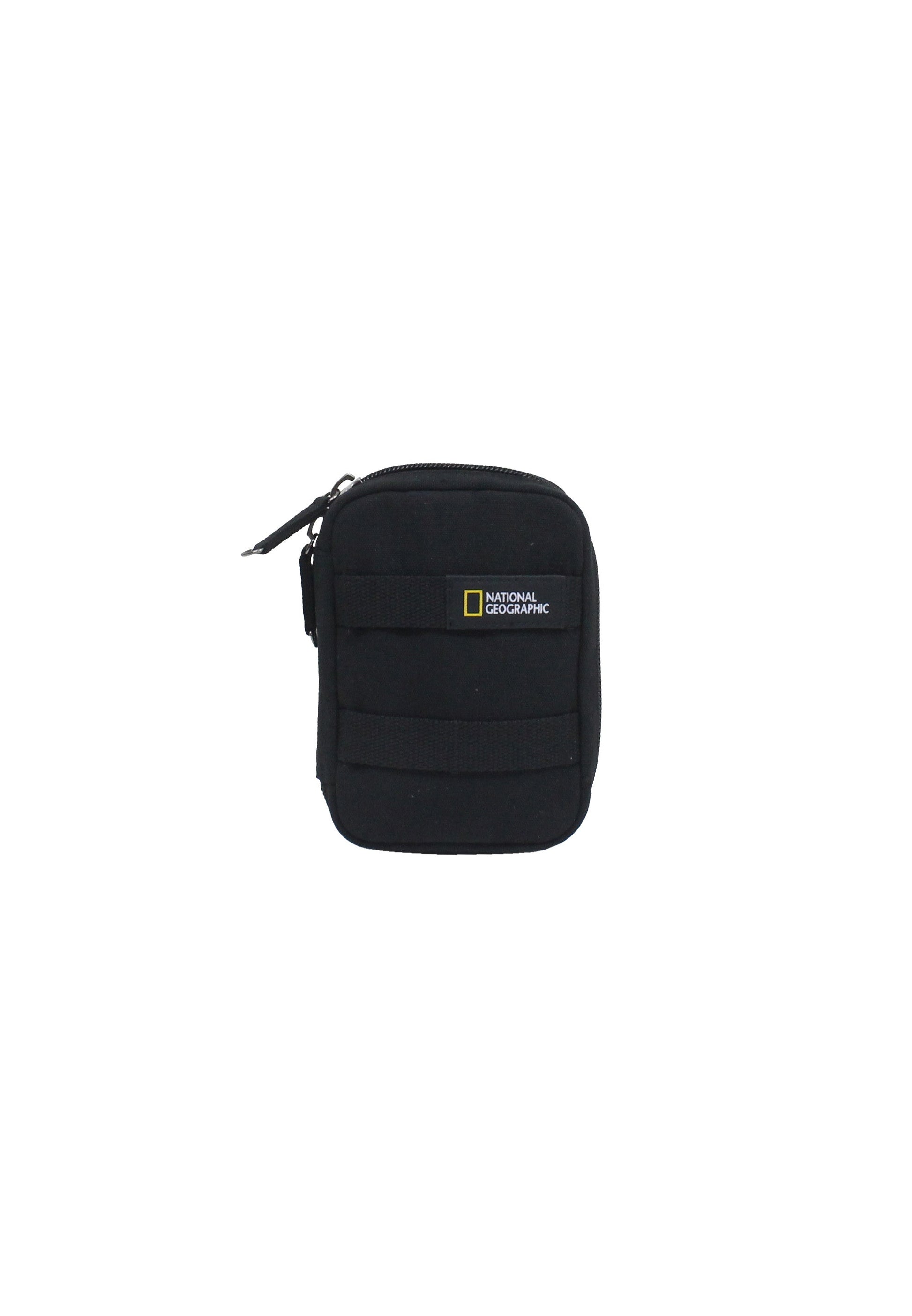 National Geographic - Milestone Vertikale Tasche mit Netzfach - 18cm Schwarz