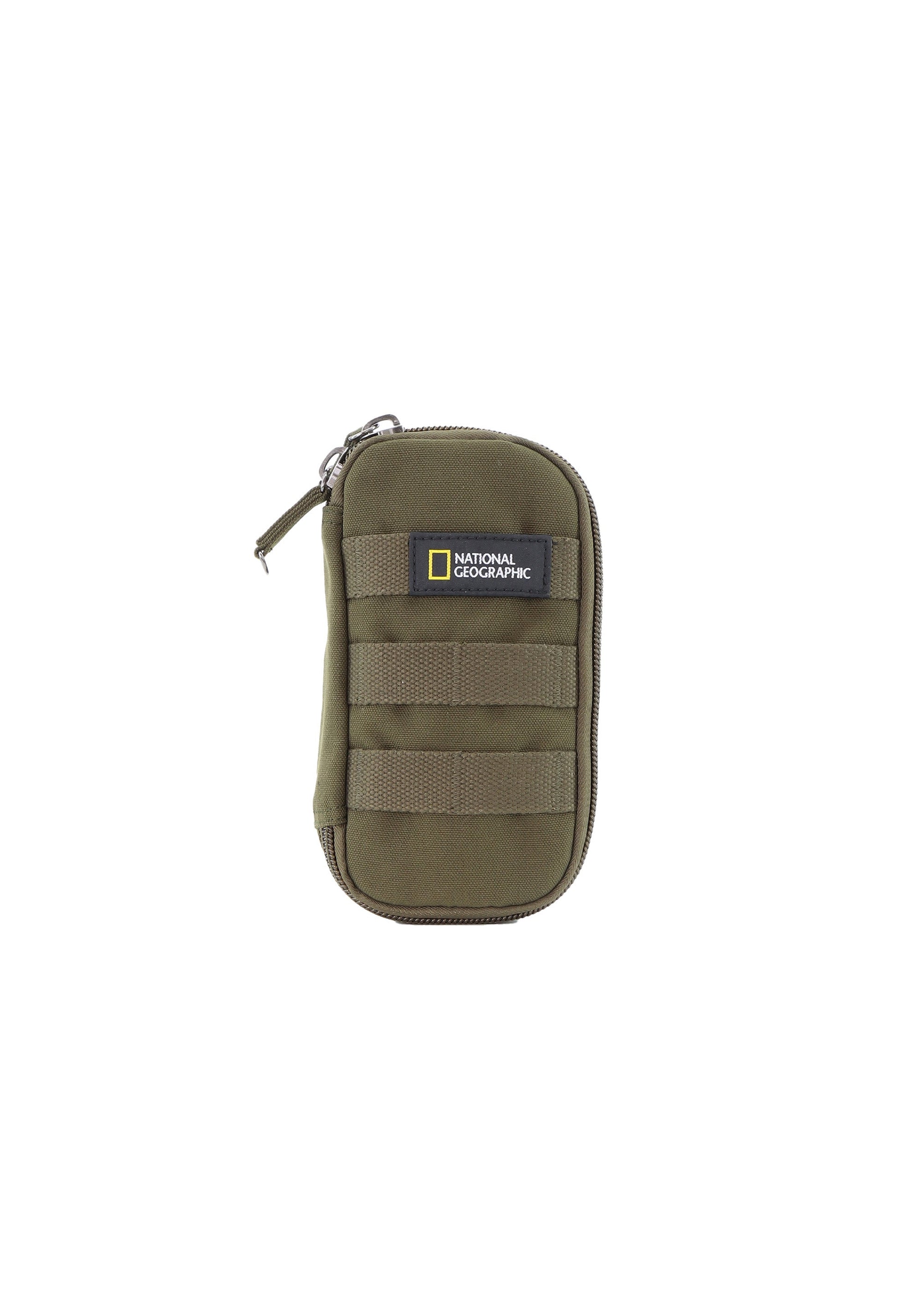 National Geographic - Milestone Vertikale Tasche mit Netzfach - 22cm Khaki