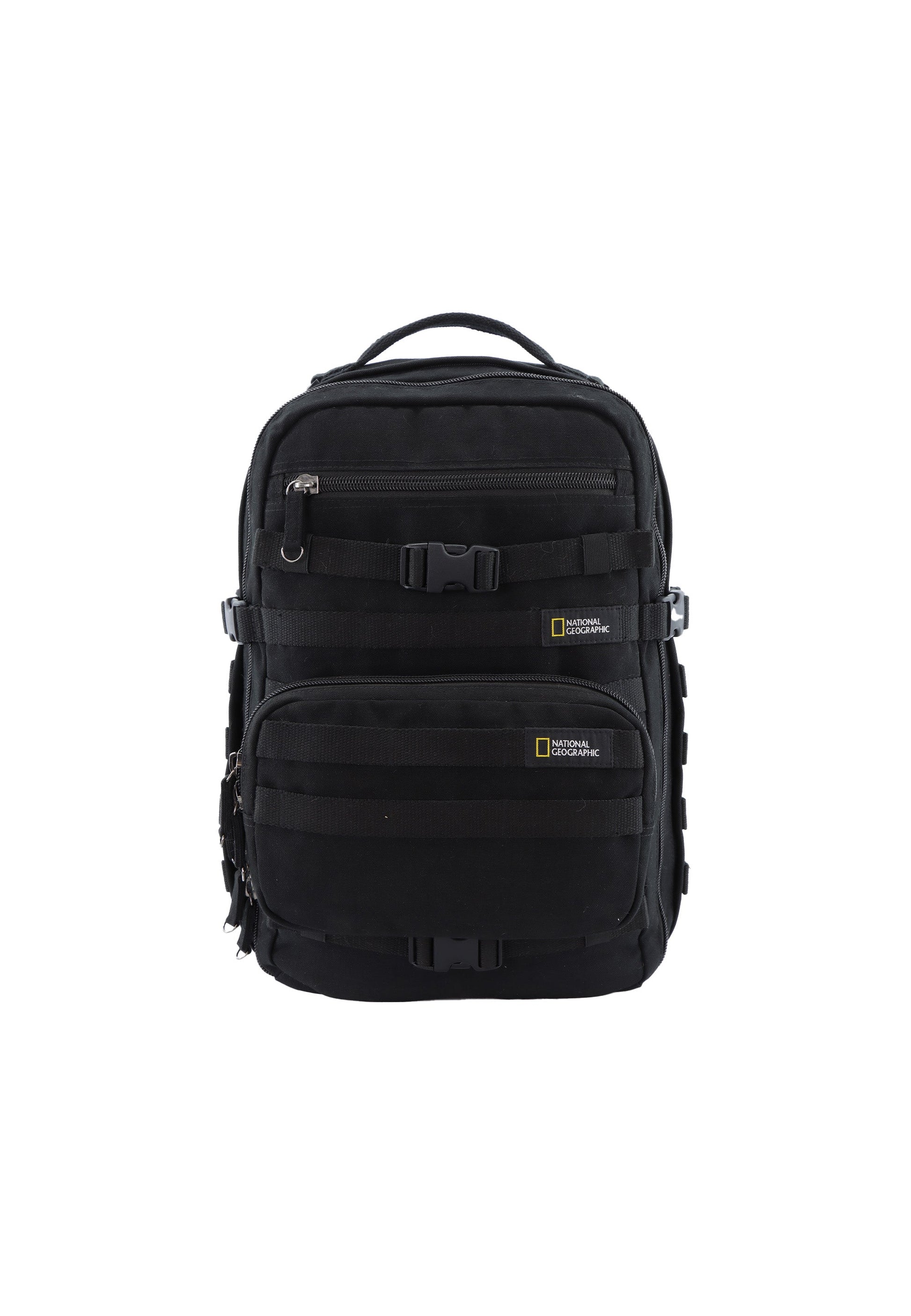 National Geographic - Milestone RPET Rucksack / Laptop-Rucksack / Outdoor-Rucksack - 29L Schwarz