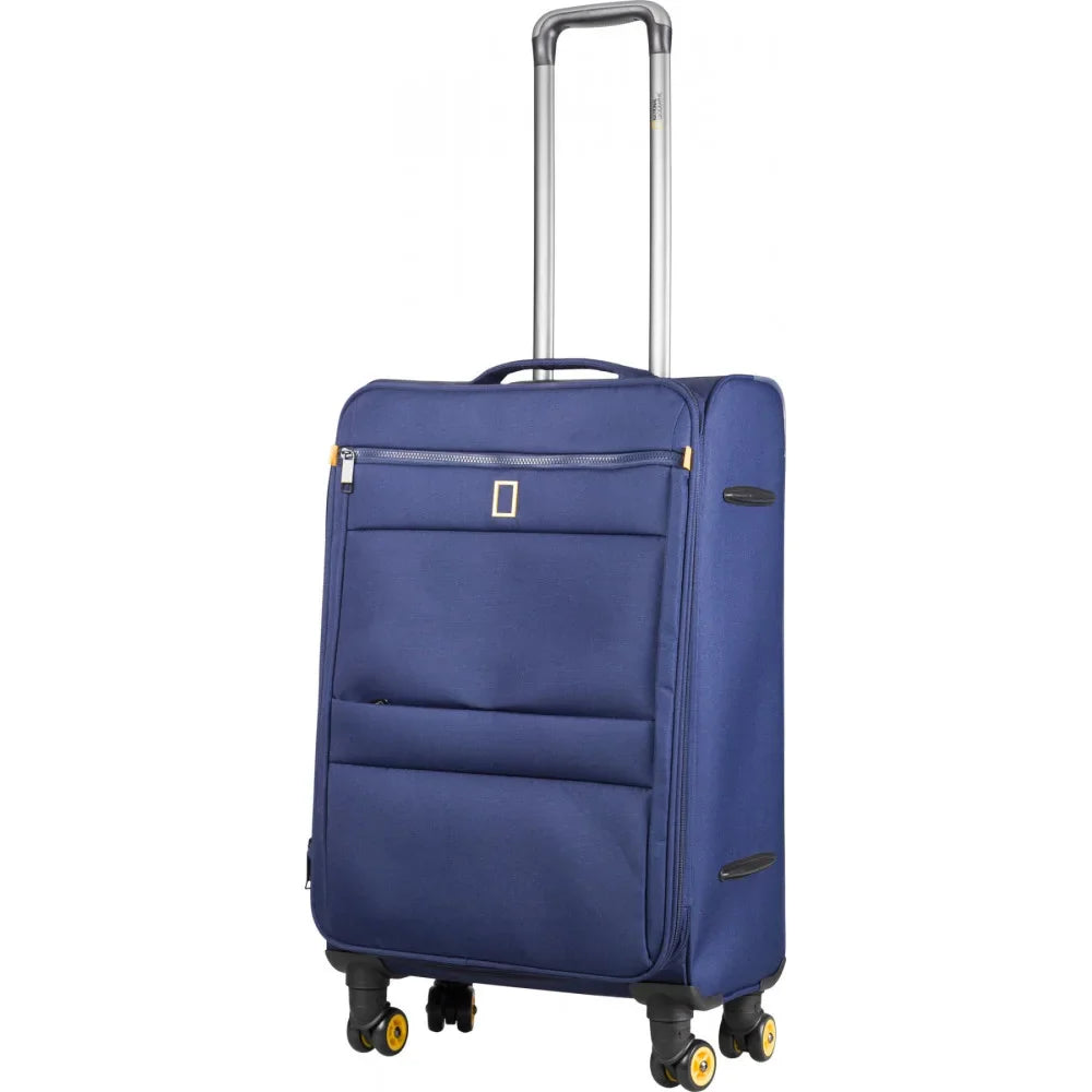 National Geographic Passage Stoffkoffer Weichschalenkoffer / Trolley / Reisekoffer - 60 cm - (Medium) Blau