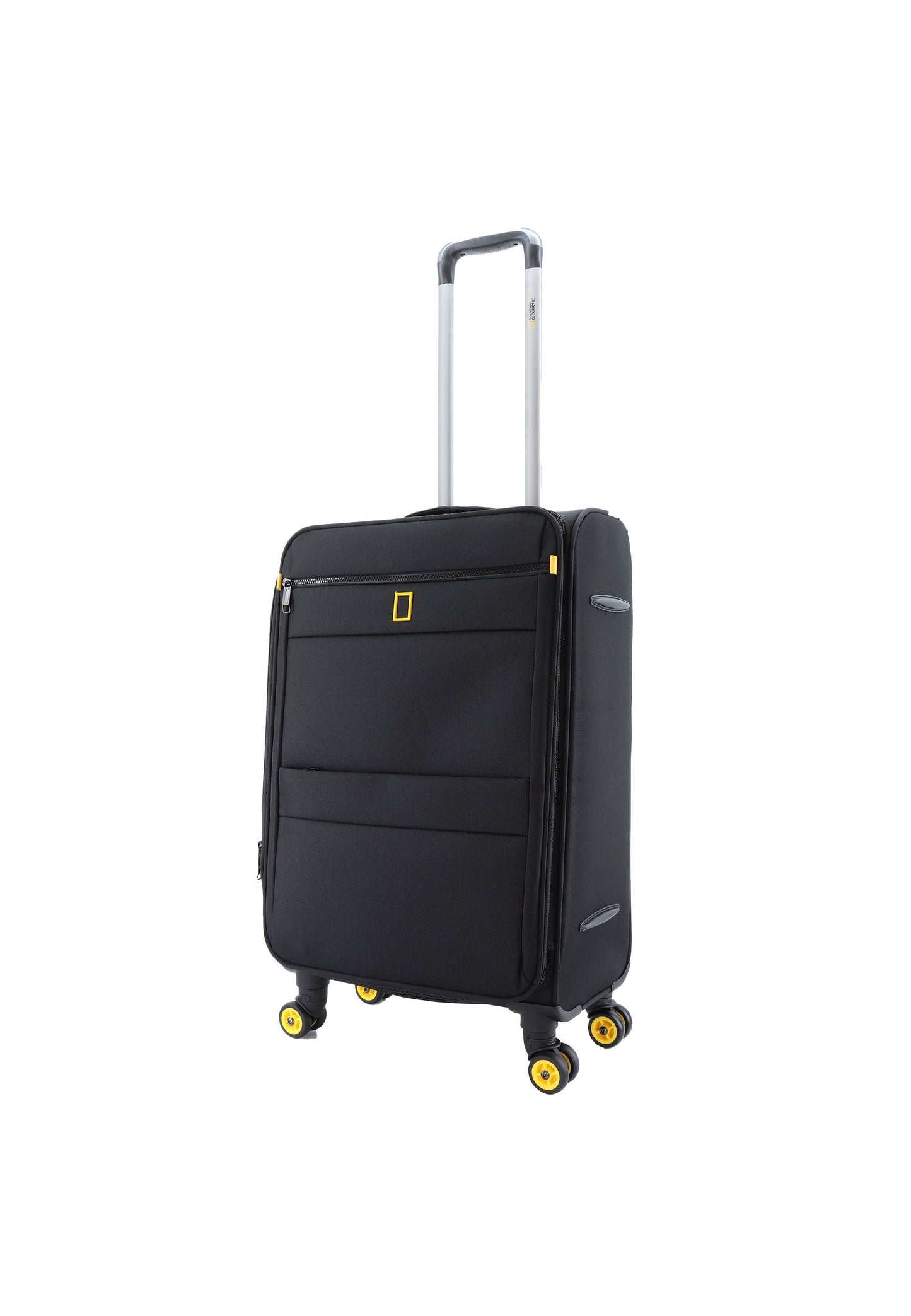 National Geographic Passage Stoffkoffer Weichschalenkoffer / Trolley / Reisekoffer - 60 cm - (Medium) Schwarz