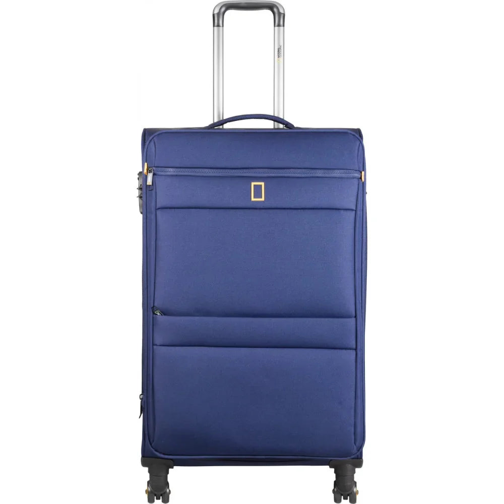 National Geographic Passage Stoffkoffer Weichschalenkoffer / Trolley / Reisekoffer - 71.5 cm - (Large) Blau