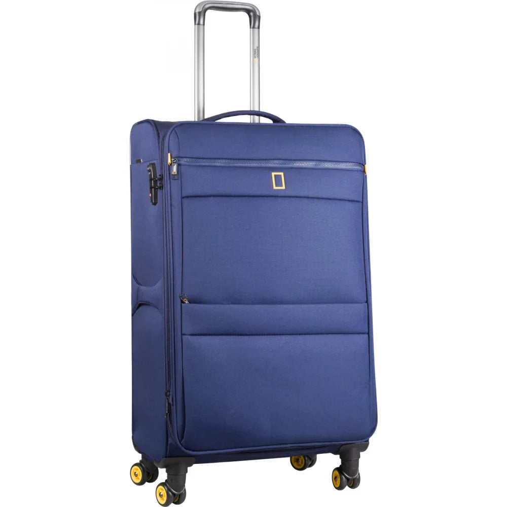 National Geographic Passage Stoffkoffer Weichschalenkoffer / Trolley / Reisekoffer - 71.5 cm - (Large) Blau