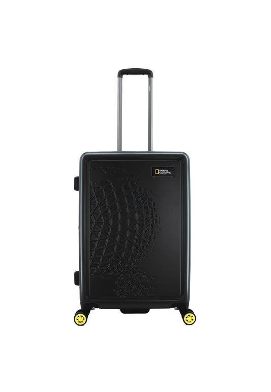 National Geographic - Globe Hartschalenkoffer / Trolley / Reisekoffer - 67 cm - (Medium) Schwarz