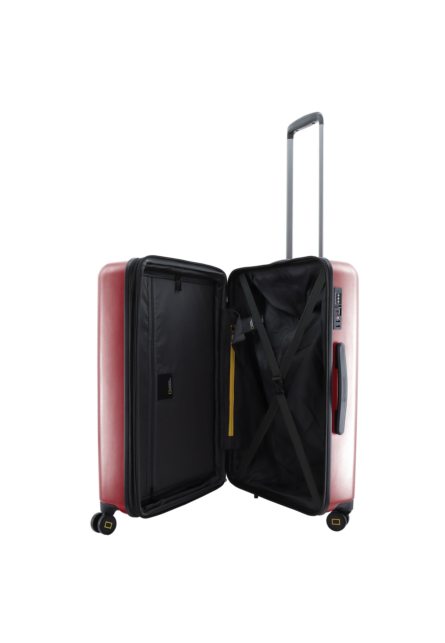 National Geographic Cruise  Hartschalenkoffer / Trolley / Reisekoffer - 67 cm - (Medium) Rot