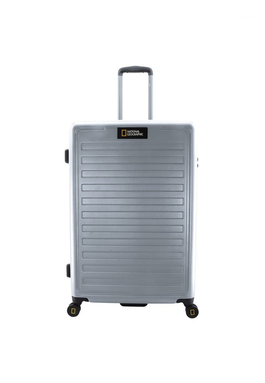 National Geographic Cruise  Hartschalenkoffer / Trolley / Reisekoffer - 78 cm - (Large) Silber