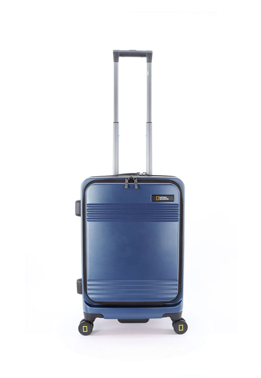 National Geographic - Lodge Handgepäck Hartschalenkoffer / Trolley / Reisekoffer - 55 cm - (Small) - Blau