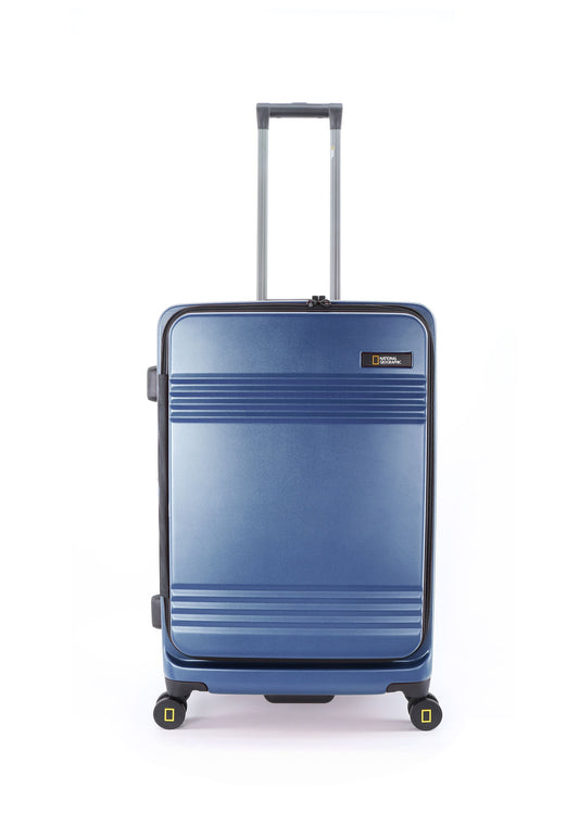 National Geographic Lodge Hartschalenkoffer / Trolley / Reisekoffer - 67.8 cm - (Medium) Blau