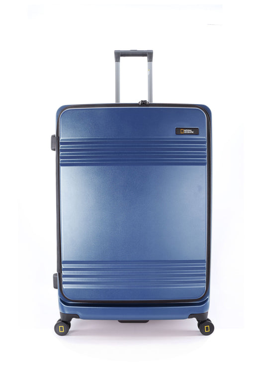 National Geographic Lodge Hartschalenkoffer / Trolley / Reisekoffer - 79 cm - (Large)  Blau