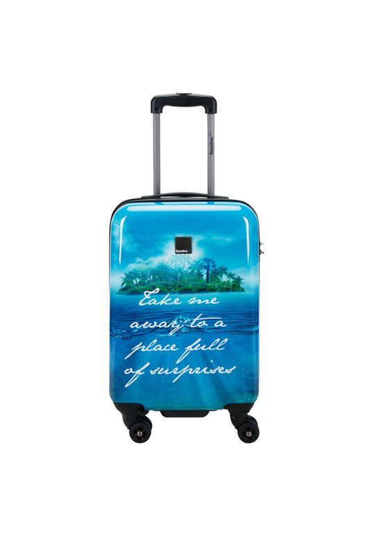 Saxoline Blue Island Handgepäck Hartschalenkoffer / Trolley / Reisekoffer (Small)