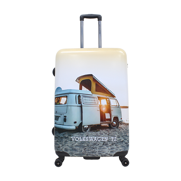 Volkswagen Camper Bus Hartschalenkoffer / Trolley / Reisekoffer - 78cm - (Large)