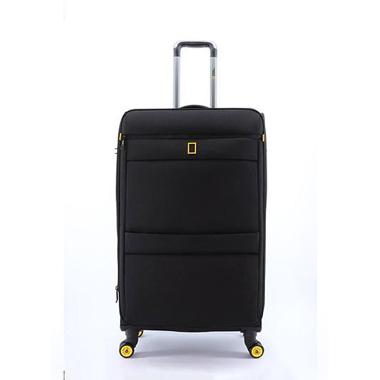 National Geographic Passage Stoffkoffer Weichschalenkoffer / Trolley / Reisekoffer - 71.5 cm - (Large) Schwarz